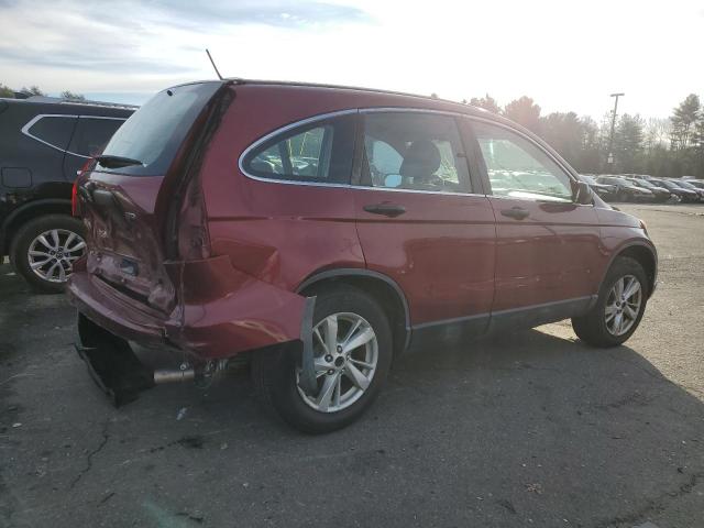 5J6RE4H31AL026289 - 2010 HONDA CR-V LX MAROON photo 3