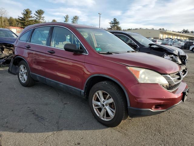 5J6RE4H31AL026289 - 2010 HONDA CR-V LX MAROON photo 4