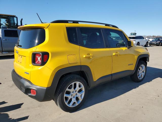 ZACCJBBB9HPF02614 - 2017 JEEP RENEGADE LATITUDE YELLOW photo 3