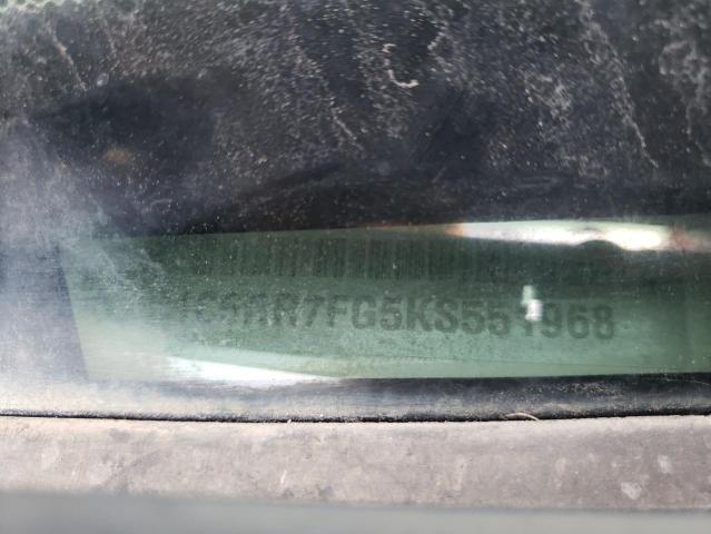 1C6RR7FG5KS551968 - 2019 RAM 1500 CLASS TRADESMAN Biały zdjęcie 12