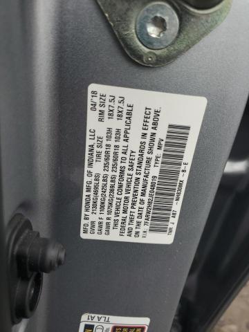 7FARW2H82JE048019 - 2018 HONDA CR-V EXL Gri fotoğraf 13