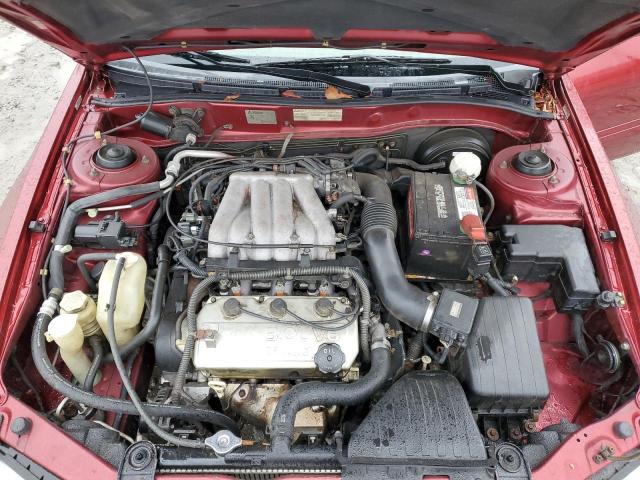 4A3AA56HX1E029325 - 2001 MITSUBISHI GALANT LS MAROON photo 11