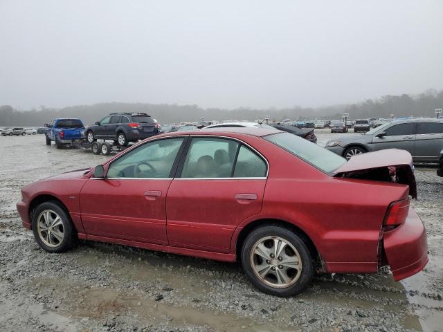 4A3AA56HX1E029325 - 2001 MITSUBISHI GALANT LS MAROON photo 2