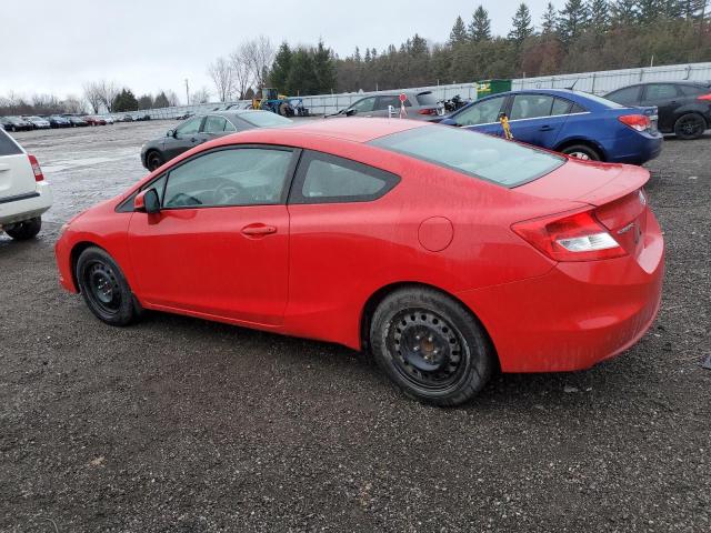 2HGFG3B58CH011197 - 2012 HONDA CIVIC LX RED photo 2