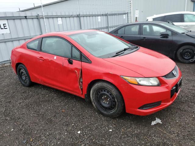 2HGFG3B58CH011197 - 2012 HONDA CIVIC LX RED photo 4