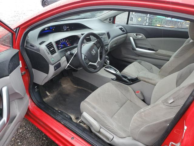 2HGFG3B58CH011197 - 2012 HONDA CIVIC LX RED photo 8