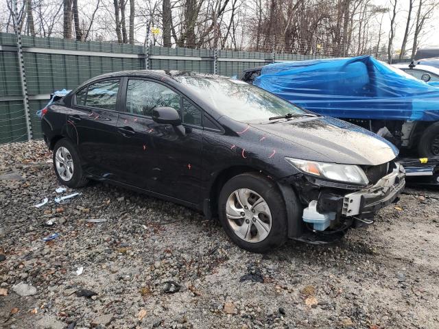 2HGFB2F52DH565114 - 2013 HONDA CIVIC LX BLACK photo 4