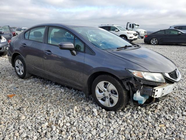 19XFB2F53EE042048 - 2014 HONDA CIVIC LX GRAY photo 4