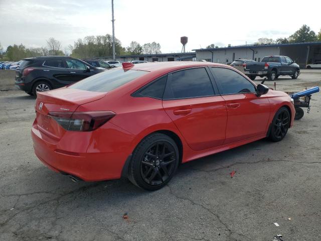 2HGFE2F54SH538307 - 2025 HONDA CIVIC SPORT RED photo 3