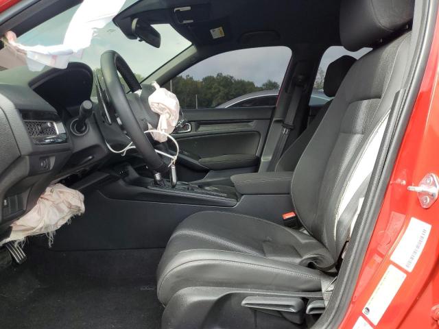 2HGFE2F54SH538307 - 2025 HONDA CIVIC SPORT RED photo 7