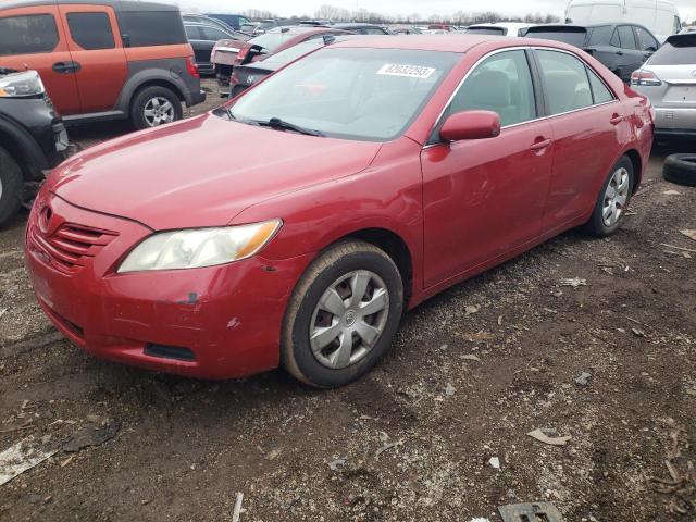 4T1BE46K47U092366 - 2007 TOYOTA CAMRY CE RED photo 1