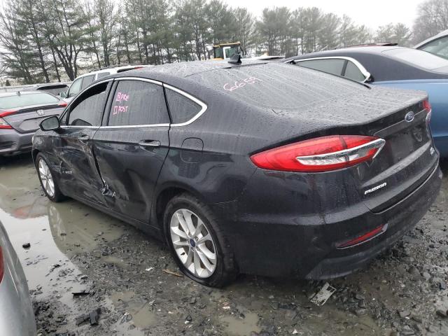 3FA6P0MUXKR110999 - 2019 FORD FUSION SEL BLACK photo 2