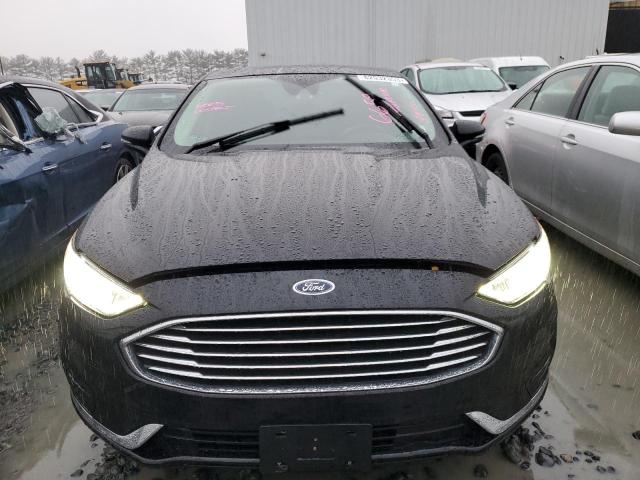 3FA6P0MUXKR110999 - 2019 FORD FUSION SEL BLACK photo 5