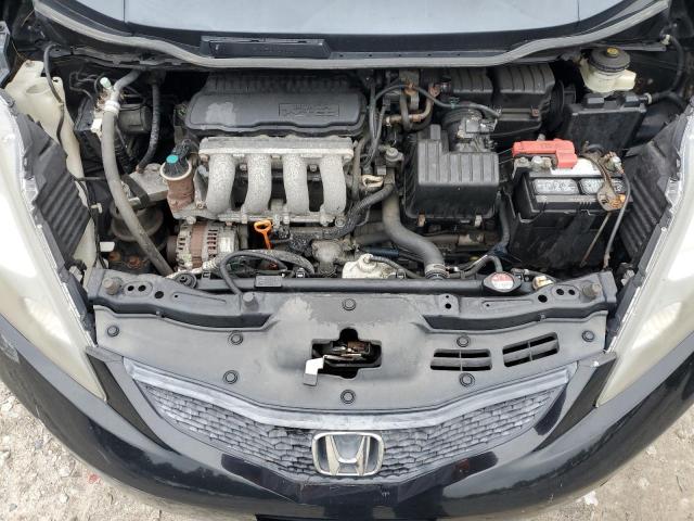 JHMGE8H34DC035804 - 2013 HONDA FIT BLACK photo 12