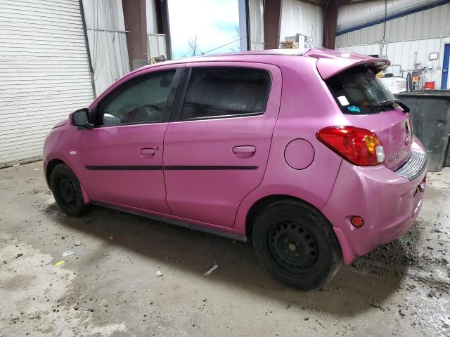 ML32A4HJ8EH012385 - 2014 MITSUBISHI MIRAGE ES PINK photo 2