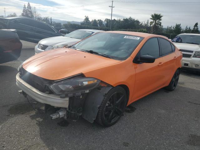 1C3CDFBB1ED775608 - 2014 DODGE DART SXT ORANGE photo 1