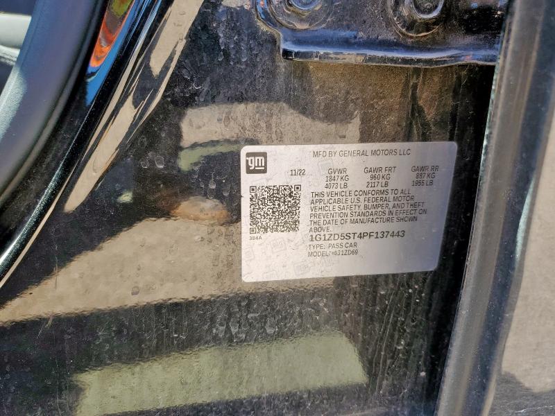 1G1ZD5ST4PF137443 - 2023 CHEVROLET MALIBU LT Qara foto 12