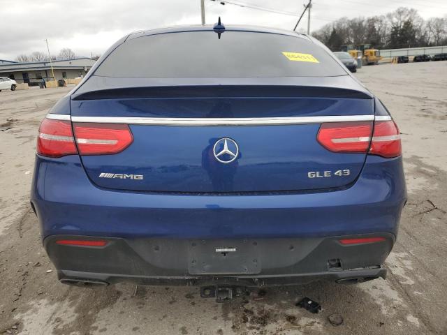 4JGED6EB2KA155603 - 2019 MERCEDES-BENZ GLE COUPE 43 AMG BLUE photo 6