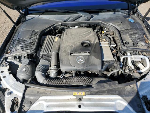 55SWF4KB2HU225286 - 2017 MERCEDES-BENZ C 300 4MATIC GRAY photo 11