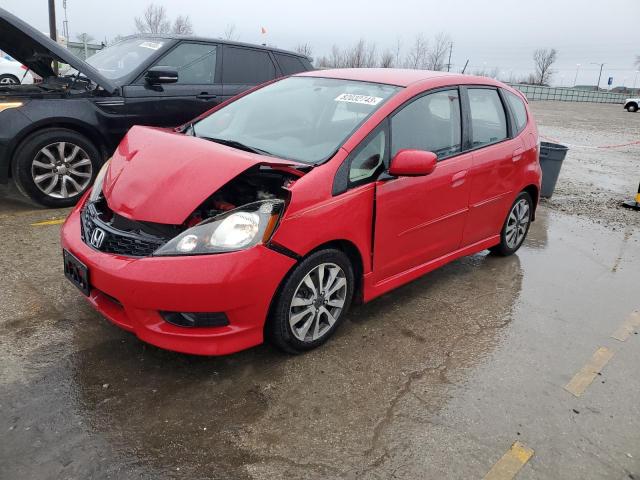 JHMGE8H54DC031754 - 2013 HONDA FIT SPORT RED photo 1