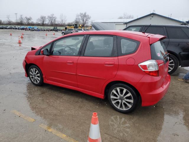 JHMGE8H54DC031754 - 2013 HONDA FIT SPORT RED photo 2