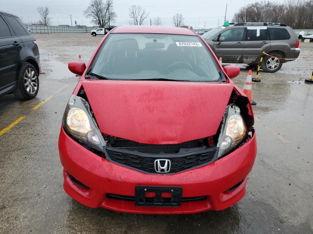 JHMGE8H54DC031754 - 2013 HONDA FIT SPORT RED photo 5