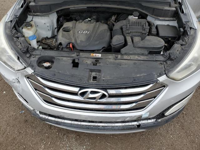 5XYZUDLB6EG129216 - 2014 HYUNDAI SANTA FE S SILVER photo 12