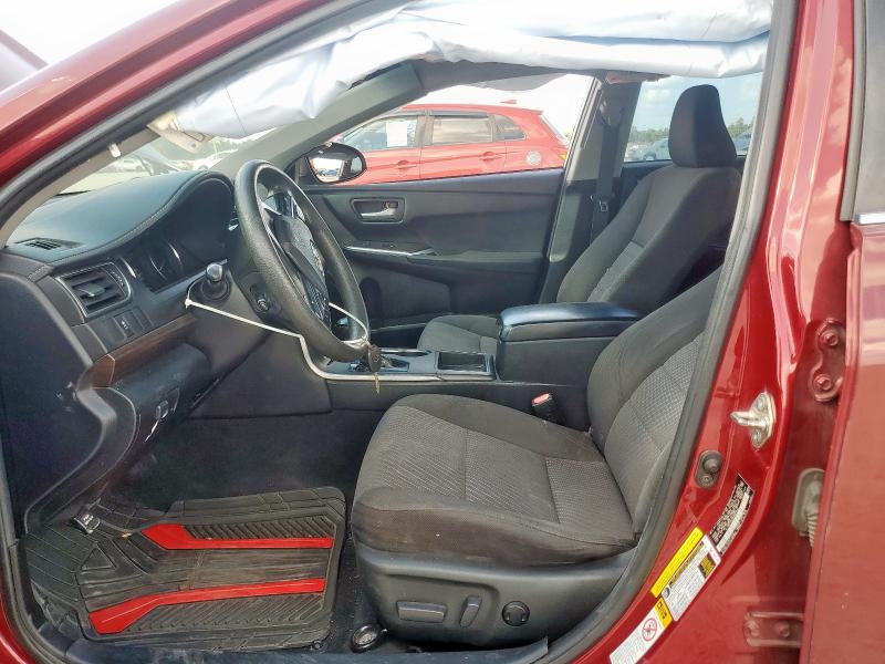 4T1BF1FK4GU603392 - 2016 TOYOTA CAMRY LE RED photo 7