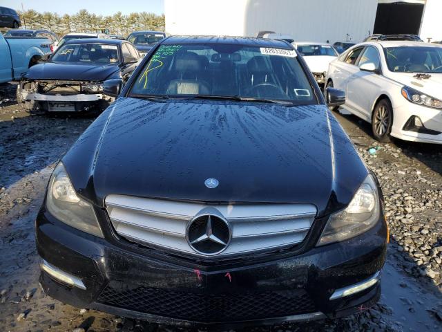 WDDGF4HBXDA773381 - 2013 MERCEDES-BENZ C 250 BLACK photo 5