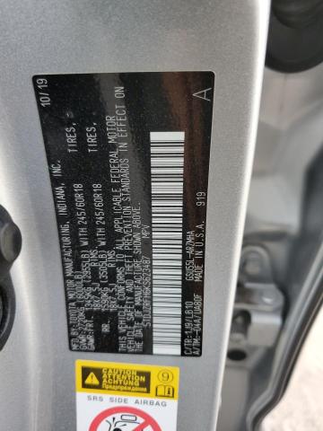 5TDJZRFH6KS623487 - 2019 TOYOTA HIGHLANDER SE 银色 照片 14