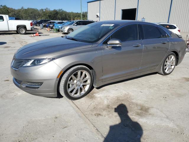 3LN6L2LU0FR605989 - 2015 LINCOLN MKZ HYBRID GRAY photo 1