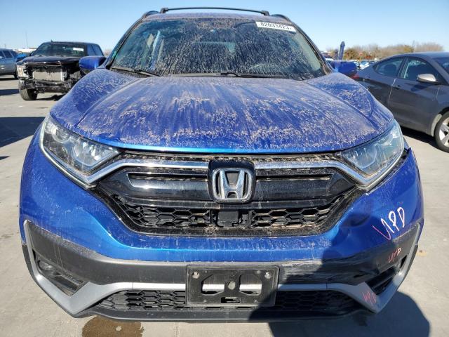 7FARW1H51ME011614 - 2021 HONDA CR-V EX BLUE photo 5