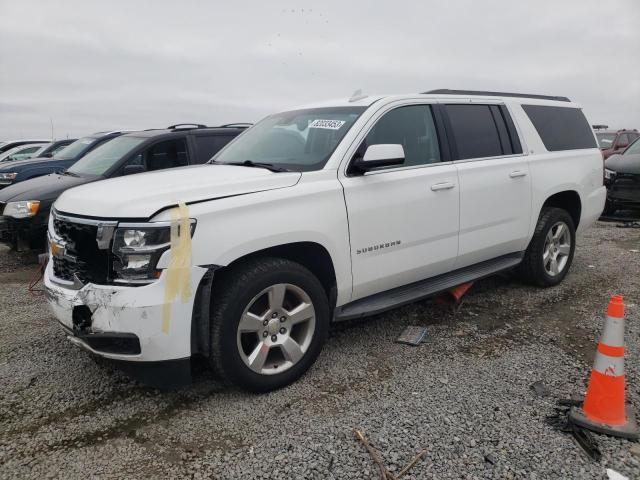 1GNSKHKC1GR122825 - 2016 CHEVROLET SUBURBAN K1500 LT WHITE photo 1