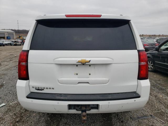 1GNSKHKC1GR122825 - 2016 CHEVROLET SUBURBAN K1500 LT WHITE photo 6