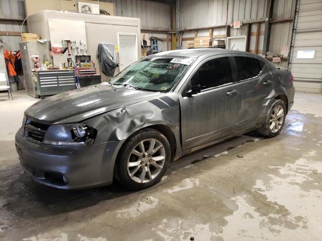 1C3CDZBG0DN608386 - 2013 DODGE AVENGER R/T GRAY photo 1