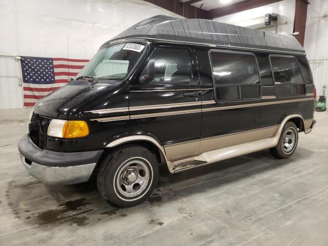 2B6HB11Y1WK122126 - 1998 DODGE RAM VAN B1500 BLACK photo 1