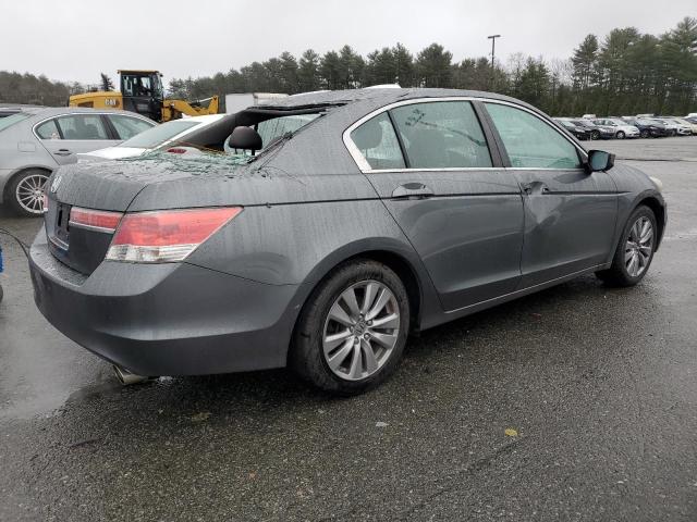 1HGCP2F75BA157482 - 2011 HONDA ACCORD EX GRAY photo 3