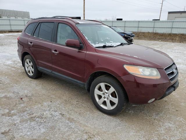 5NMSH73E98H168281 - 2008 HYUNDAI SANTA FE SE BURGUNDY photo 4