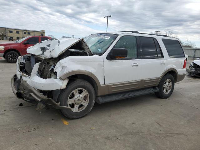 1FMPU17LX3LA72136 - 2003 FORD EXPEDITION EDDIE BAUER WHITE photo 2