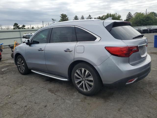 5FRYD4H4XGB018134 - 2016 ACURA MDX TECHNOLOGY SILVER photo 2