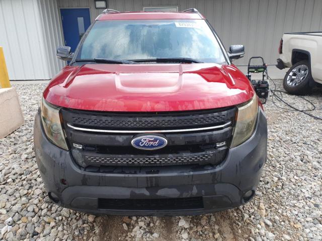 1FM5K8D80FGB79974 - 2015 FORD EXPLORER XLT RED photo 5