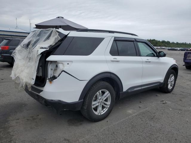 1FMSK8DH9LGB31579 - 2020 FORD EXPLORER XLT WHITE photo 3