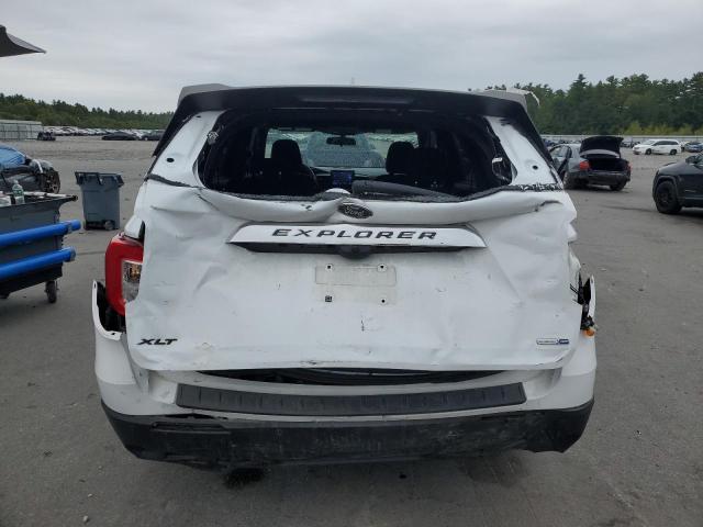 1FMSK8DH9LGB31579 - 2020 FORD EXPLORER XLT WHITE photo 6