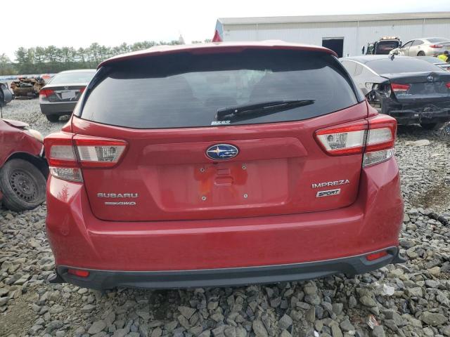 4S3GTAM66H3713358 - 2017 SUBARU IMPREZA SPORT წითელი ფოტო 6