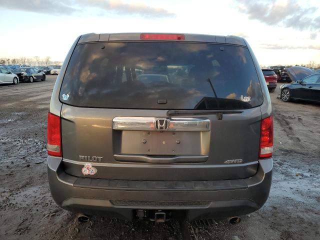 5FNYF4H60DB062104 - 2013 HONDA PILOT EXL GRAY photo 6