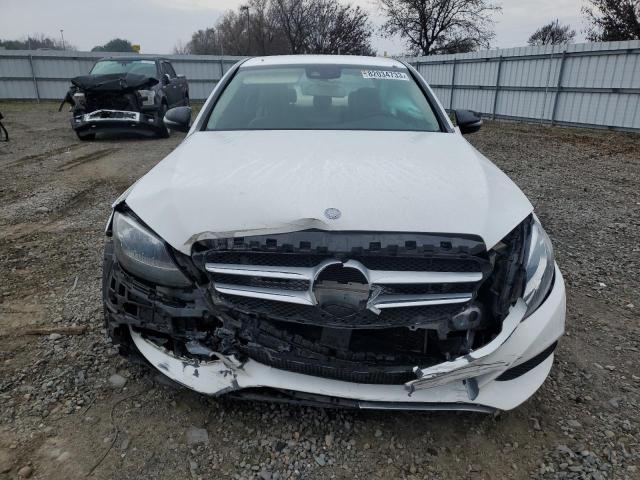 55SWF4JB1HU200980 - 2017 MERCEDES-BENZ C 300 WHITE photo 5