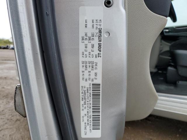 2A4RR5DG4BR770898 - 2011 CHRYSLER TOWN & COU TOURING SILVER photo 13