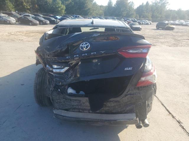 4T1G11AK9NU665802 - 2022 TOYOTA CAMRY SE BLACK photo 6