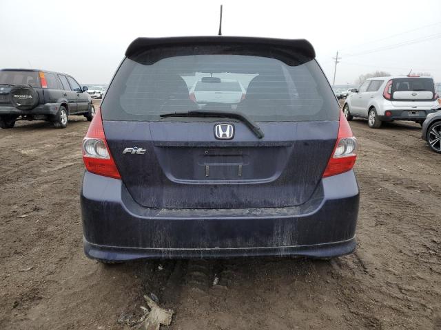 JHMGD37628S058320 - 2008 HONDA FIT SPORT BLUE photo 6