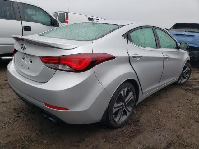 KMHDH4AH5FU305450 - 2015 HYUNDAI ELANTRA SE SILVER photo 3